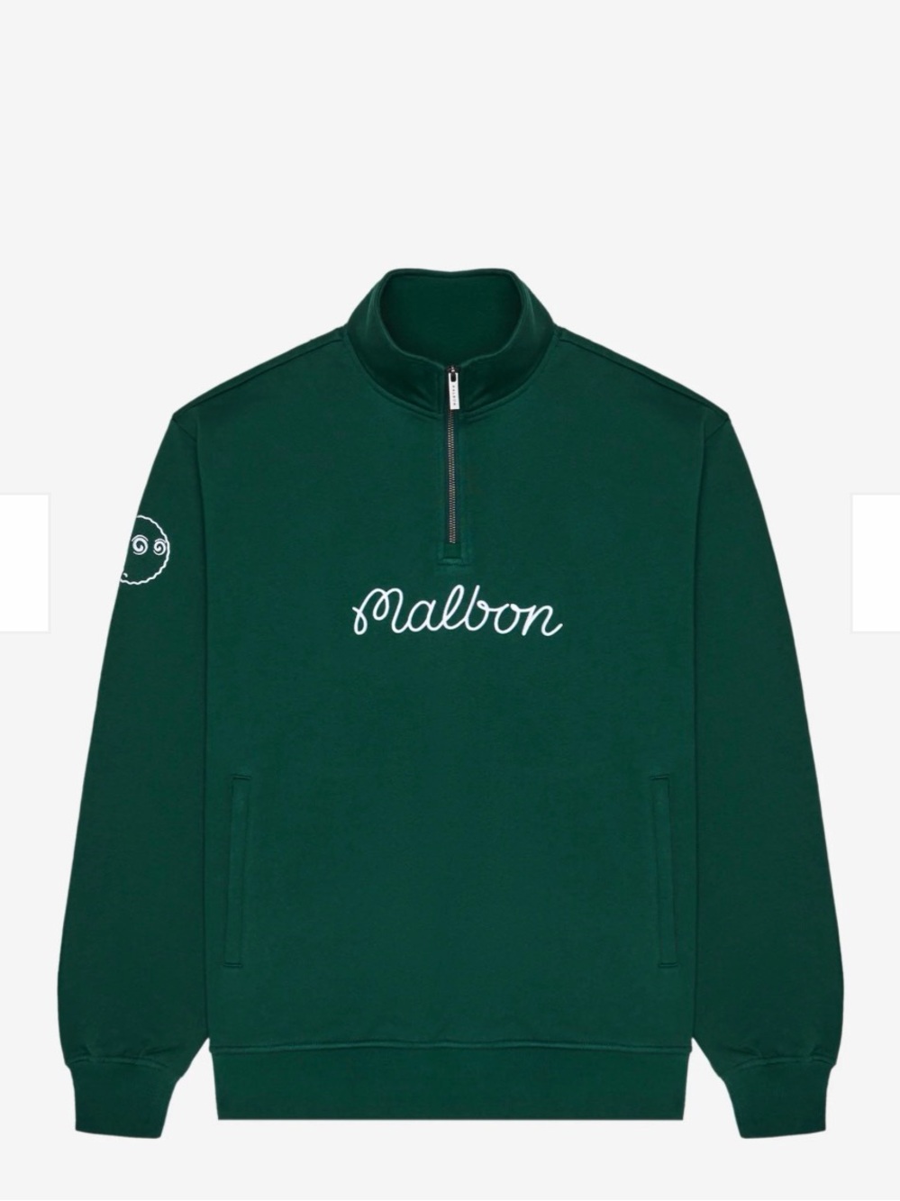 Malbon - Green Collegiate Sweater (S)